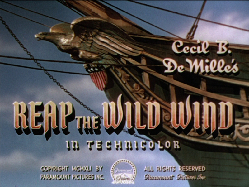 Reap the Wild Wind Blu-ray - John Wayne