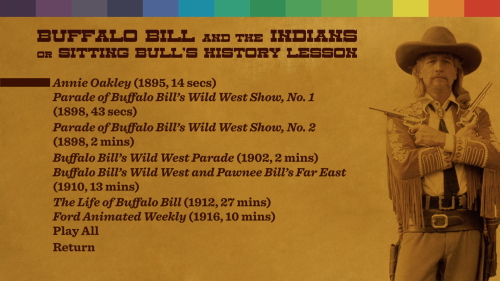 Buffalo Bill and the Indians, or Sitting Bull's History Lesson Blu-ray