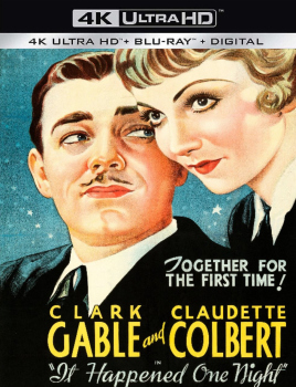 It Happened One Night 4K UHD Clark Gable Claudette Colbert