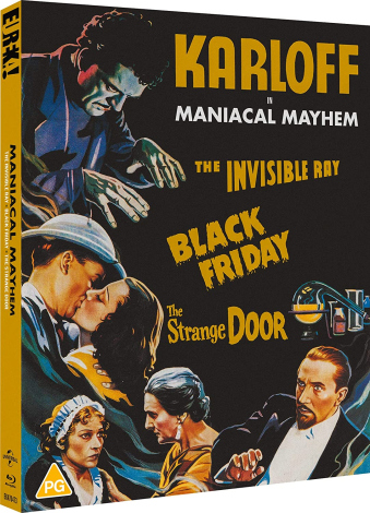 Maniacal Mayhem Blu-ray (Three films starring Boris KARLOFF)