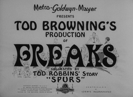 Tod Browning's Sideshow Shockers: Freaks / The Unknown / The