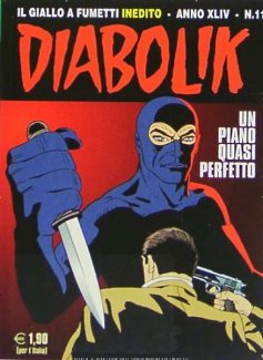 DANGER:DIABOLIK • STICKER • MANI-YACK Italian Fumetti • Vintage MARIO BAVA 