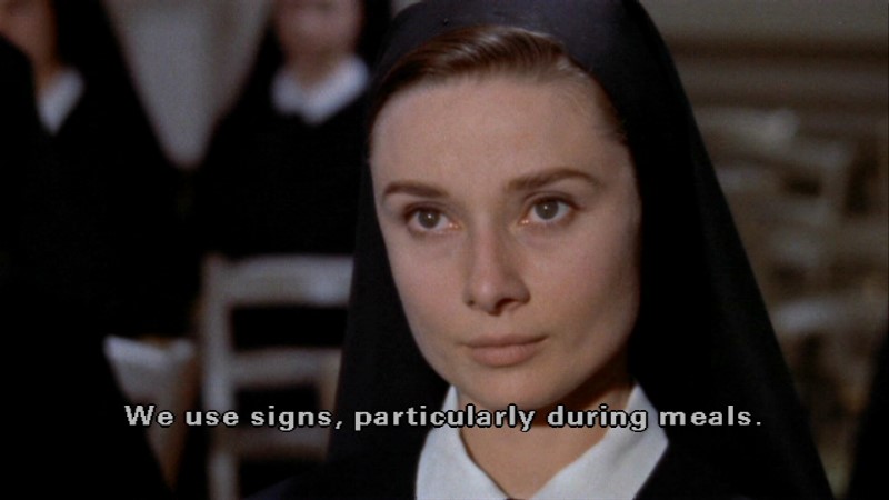 Audrey Hepburn Nun
