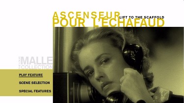 The Louis Malle Collection - Vol. 1 - ASENSEUR POUR L'ECHAFAUD (Elevator to  the Gallows) - 1958 LE FEU FOLLET (A Time to Live and a Time to Die) - 1963  LES