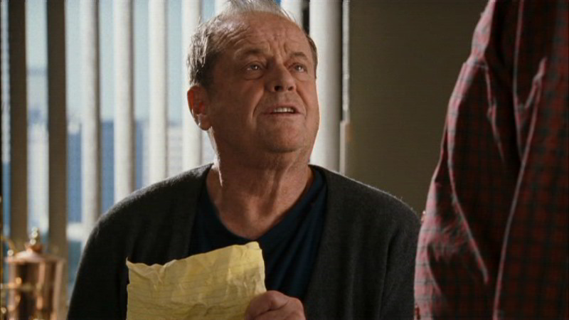 jack nicholson the bucket list