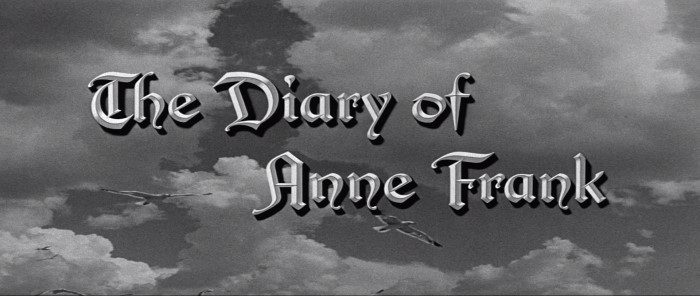 diary of anne frank. The Diary of Anne Frank was