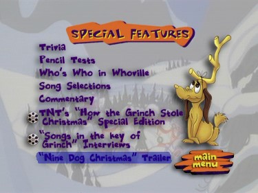 how the grinch stole christmas dvd menu