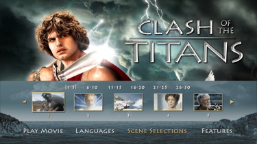 Clash of the Titans (2010) – DVD Menus