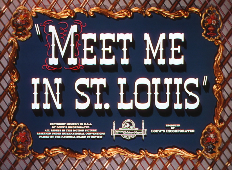 Meet Me In St.Louis Blu ray   Judy Garland