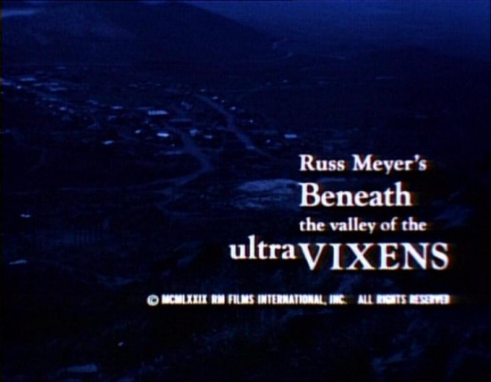 Beneath The Valley Of The Ultra-Vixens English