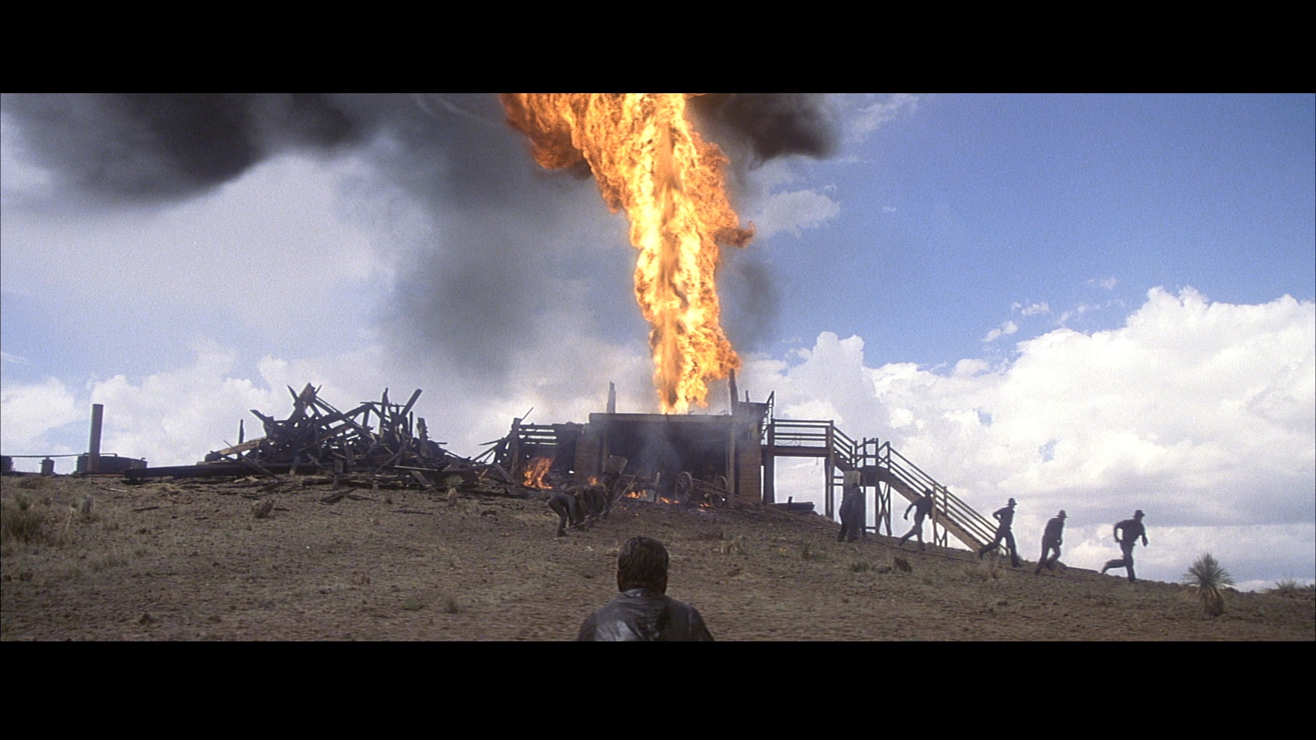 There Will Be Blood Blu Ray Daniel Day Lewis Early on, daniel is injured in a mining accident (his leg is pierced by a tool, and there's some blood). dvdbeaver