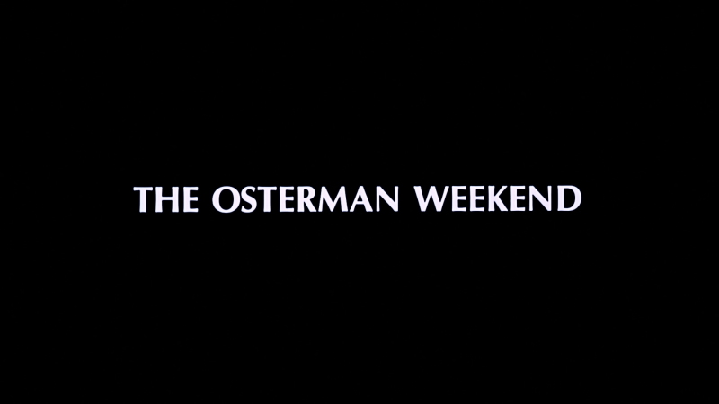 Osterman Weekend a film by Sam Peckinpah French Region 2