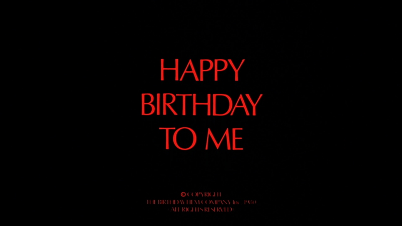 Happy Birthday To Me Blu Ray Melissa Sue Anderson