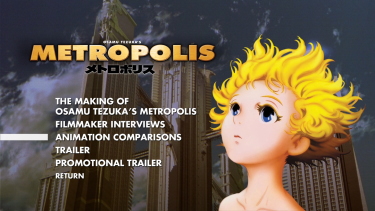 Osamu Tezuka's Metropolis Blu-ray - Toshio Furukawa