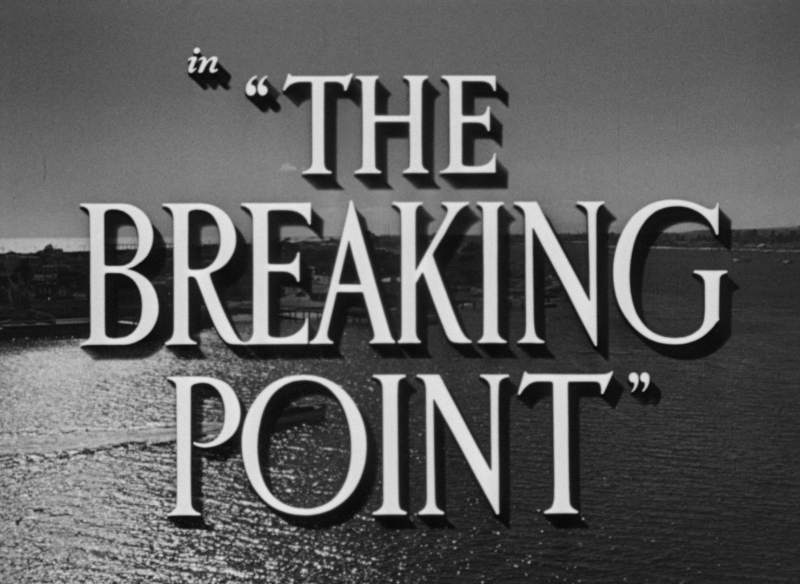 The Breaking Point Blu-ray - John Garfield